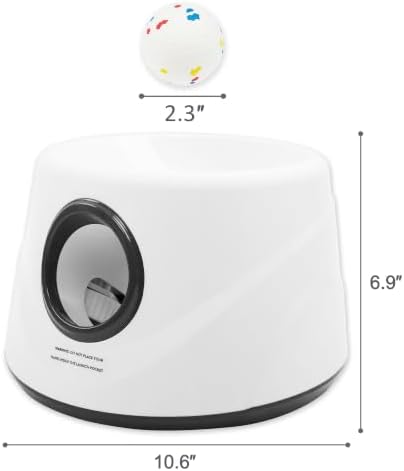 Automatic Dog Ball Launcher, Interactive Thrower Dog Toy - Image 2