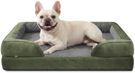 INVENHO Orthopedic Medium Dog Dogs, Egg-Crate Foam Dog Couch by INVENHO