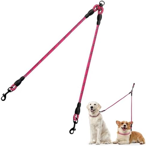 Taglory Double Dog Leash Coupler by Taglory