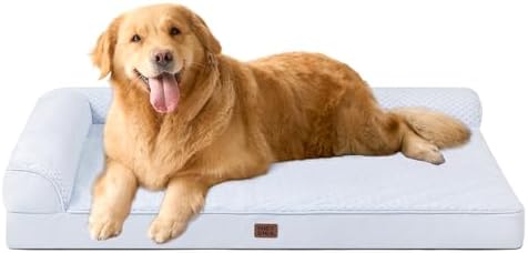 EHEYCIGA Memory Foam Dog Bed, Large Size Orthopedic Dog Bed by EHEYCIGA