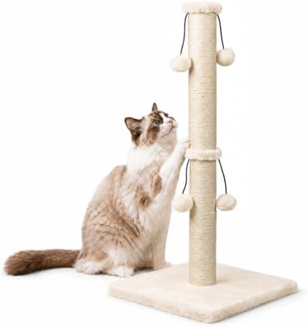 Dimaka 29'' Cat Scratching Post, Sisal Post by DIMAKA