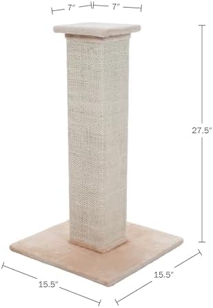 Cat Scratching Post with Carpeted Base - Image 6