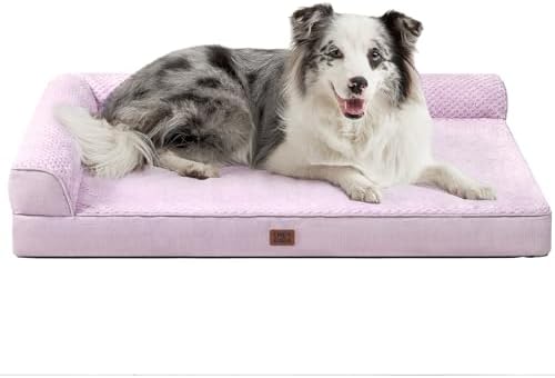 EHEYCIGA Memory Foam Dog Bed for Crate, L Plus Orthopedic Dog Bed by EHEYCIGA