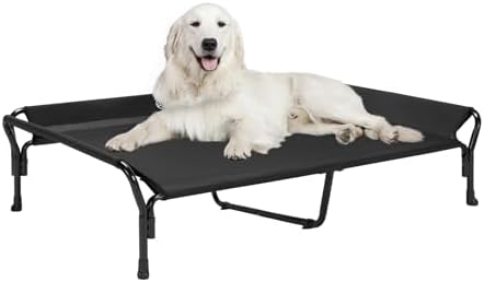 Veehoo Cooling Elevated Dog Bed, XL Raised Pet Cot by Veehoo