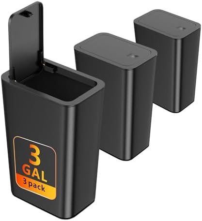 N. NETDOT 3 Pack Small Trash Can by NNETDOT
