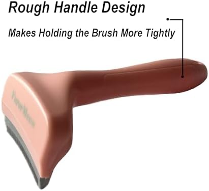 Pet Deshedding Tool with Curve Blade, Cat Grooming Brush, Tight V-shaped Teeth - Image 5