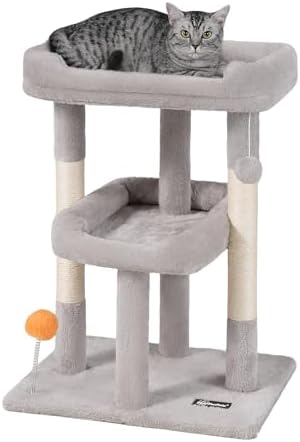 FourFurPets Small Cat Tree, Cat Tower by FourFurPets