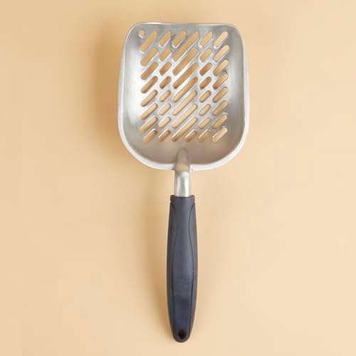 Navy Blue Metal Cat Litter Scoop Durable Aluminum Screen Cat Litter Shovel by Chi-buy
