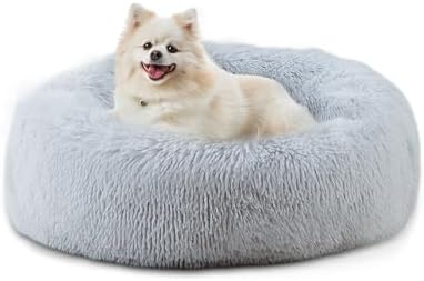 Bunlitent 23 inch Calming Dog Bed, Donut Dog Bed by Bunlitent