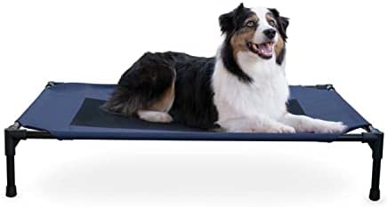 K&H Outdoor Elevated Dog Bed, Cooling Raised Dog Bed, Large 42x30in by KHPetProducts