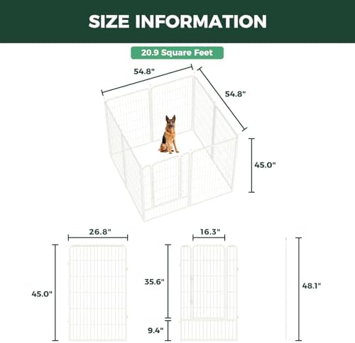 FXW Rollick Dog Playpen, Yard & RV Camping, 8 Panels - Image 6