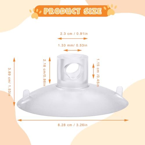 4 Pieces Cat Window Perch Suction Cup Powerful Window Bed Seat Replacement - Image 2