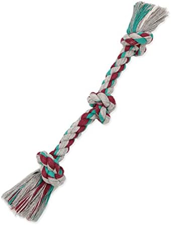 Mammoth Flossy Chews Color Rope Tug – Premium Cotton-Poly Tug Toy by MammothPetProducts