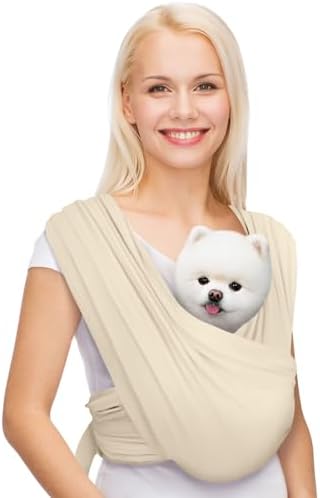 AnccoPlus Small Dog Sling Carrier, Hands-Free by AnccoPlus