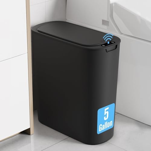 Cesun 5 Gallon Automatic Bathroom Trash Can by Cesun