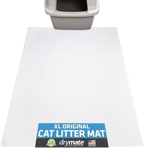 Drymate Original Cat Litter Mat, Contains Mess from Box, Protects Floors by Drymate