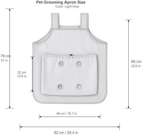 Pet Grooming Apron, Anti-Scratch Cat Holding - Image 2