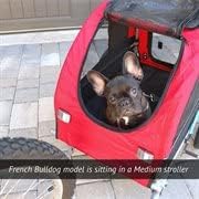 Midlee Dog Red Bike Stroller (Large)