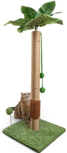 ANWA 35" Tall Simulated Cat Scratching Post by ANWA