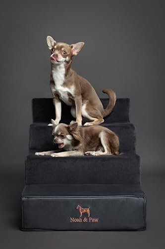 Noah & Paw Dog Steps for Bed, Extra Wide Dog Stairs for Bed - Image 5