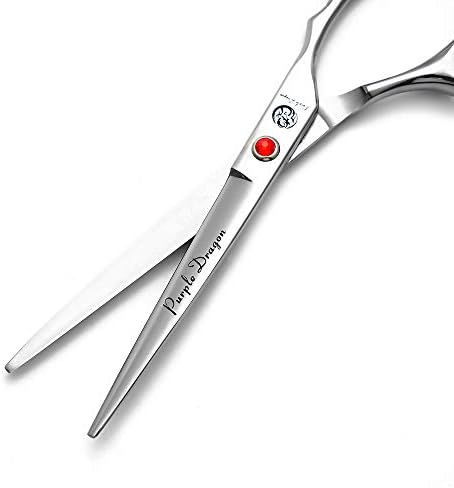 Purple Dragon 7" Sharp Edge Hair Cutting Scissors - Image 2