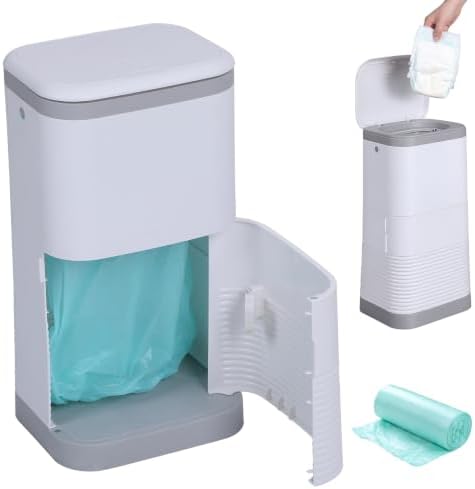Diaper Pail, 3.17 Gal Large Capacity Odor-Locking Diaper Trash Can by Unknown