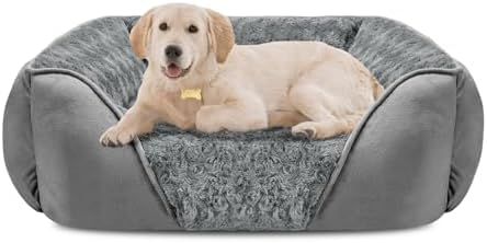 INVENHO Large Dog Bed Rectangle Washable Orthopedic Soft Calming Sleeping by INVENHO
