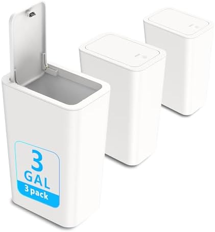 N. NETDOT 3 Pack Small Trash Can by NNETDOT