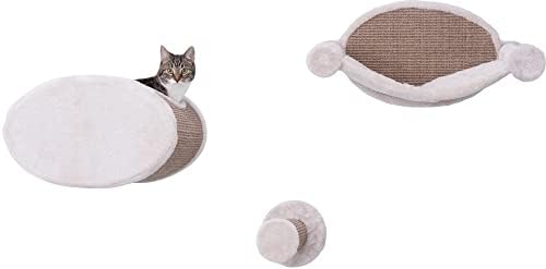 Trixie Liam Wall Mounted 3 pcs Lounge Set, and Step, 18.8" L x 11.0" W x 11.3" by TRIXIE