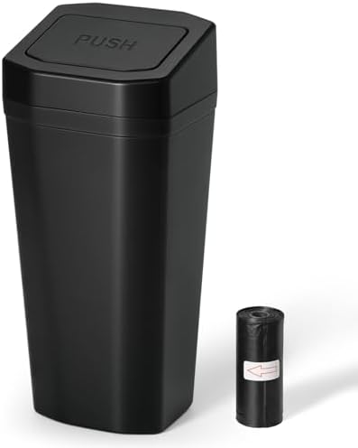 Car Trash Can, Leakproof Mini Cup Holder Car Garbage Can by Kincown