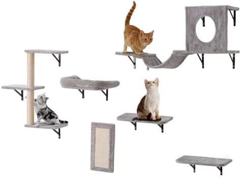 VEVOR Wall Mounted Cat Shelves, Cat Wall Shelves and Perches by VEVOR