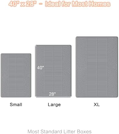 Extra Large Cat Litter Mat XL, Silicone Waterproof - Image 7
