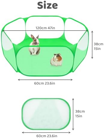 Amakunft Small Animal Playpen, Pop-Up Portable Play Yard - Image 5