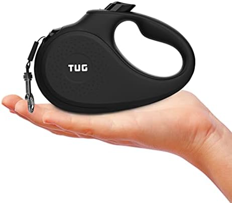 TUG Monochrome Tiny 360° Tangle-Free Retractable Dog Leash | Cat Leash | 10 ft by TUG