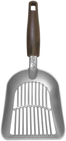 Kitty City Metal Cat Litter Scoop – Durable Non-Stick Aluminum Cat Scoop by KittyCity