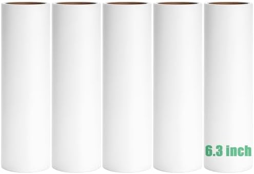 6.3 inch Lint Roller Refills Only, Extra Sticky Lint Remover Refills by MINGRACE