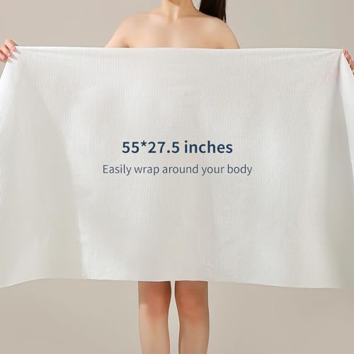 10 Pack Disposable Bath Towels 55''X27.5'’ Durable Portable Camping Towels - Image 3
