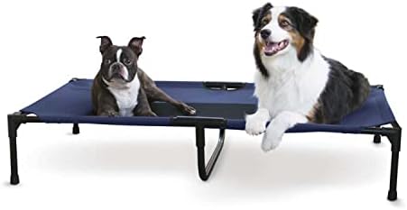K&H Outdoor Elevated Dog Bed, Cooling Raised Dog Bed, XL 50x32in by KHPetProducts