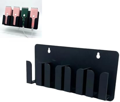 Pet Grooming Tool Storage Rack, and Durable Wall-Mountable Charging & Storage by Unknown