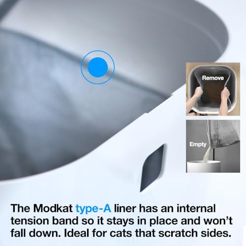 Modkat Top-Entry Cat Litter Box, Leak-Proof, Liner & Scoop - Image 5