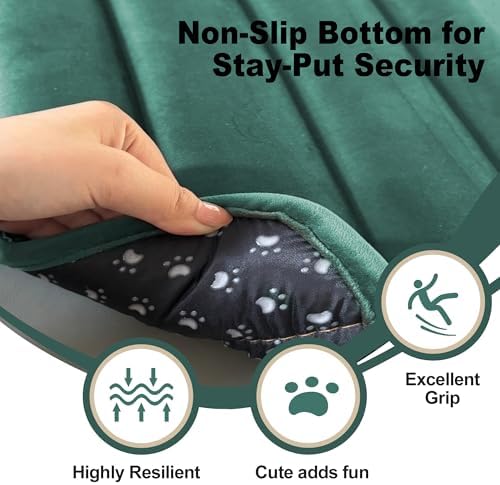pobopobo Dog Crate Pad, Ultra Soft & Anti-Slip Kennel Mat, Secure Fit - Image 4