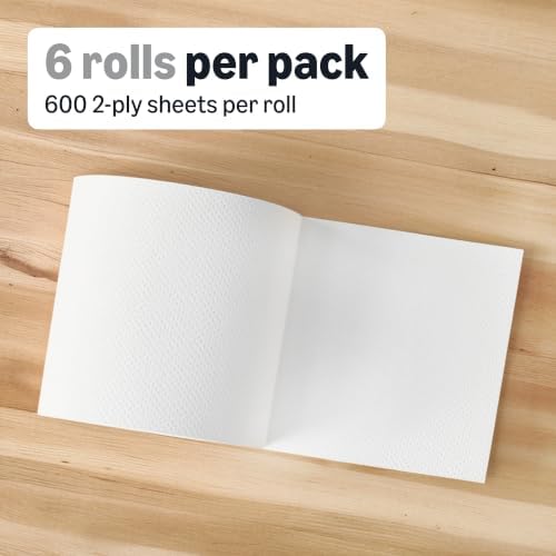 Amazon Basics 2-Ply White Centerpull Paper Towels | Bulk - Image 4