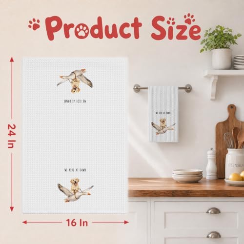 Labrador Retriever Kitchen Towels, Cute Hand Tea Towel - Image 2