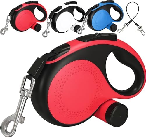 26 ft Retractable Dog Leash for Large Dogs, TPE Grip by Unknown