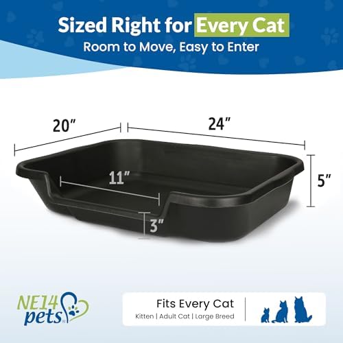 KittyGoHere Senior Cat Litter Box, Large - Image 6