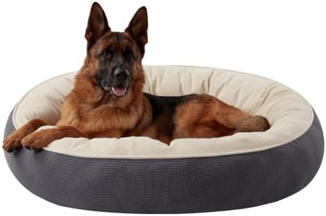 45 inch Soft Touch Fleece Donut Dog Bed by BedStillLoveStill