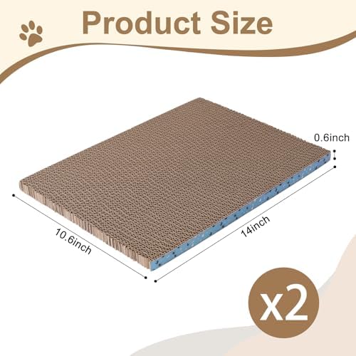 Cat Scratcher Pads, Cat Scratching Cardboard - Image 2