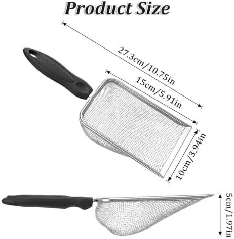 Cat Litter Scoop, Stainless Steel Mesh Litter Scooper - Image 2