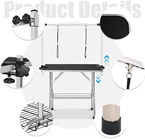 46 Inch Professional Adjustable Pet Grooming Table Heavy Duty - Image 5