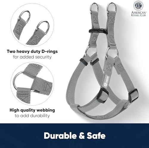 AKC Step-in Dog Harness – Adjustable Solid Color Vest - Image 2
